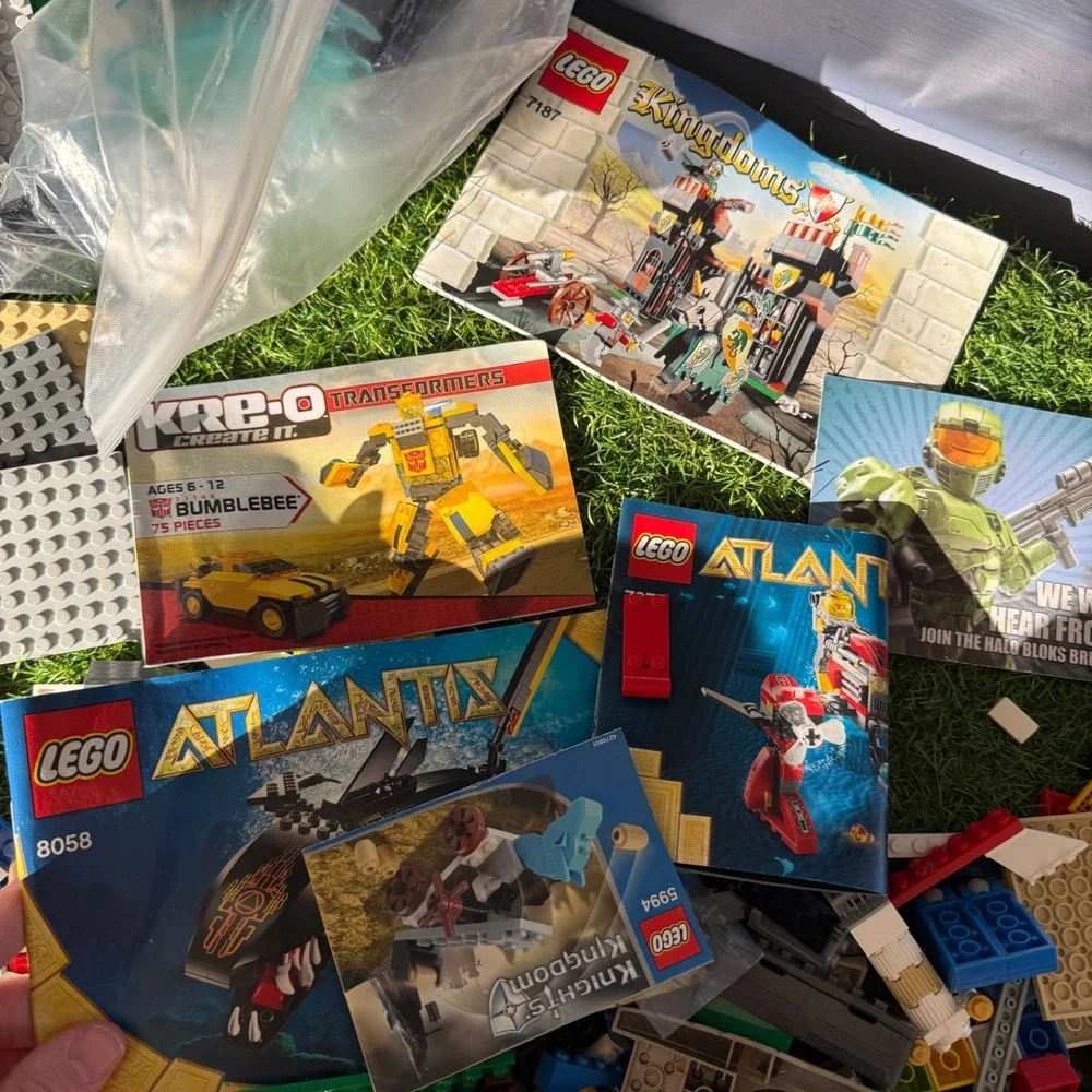 LEGO‎ Bulk Lot 14 lbs Mixed Atlantis Kingdoms Mega Bloks Halo Kre-O Transformers